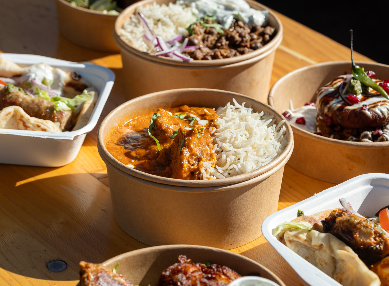 A sunny spread of Cegin Halfnhalf street food